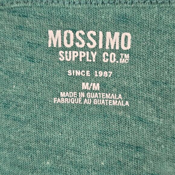 Mossimo Shirt Womens Size Medium Long Sleeve Green Tee - Picture 12 of 16